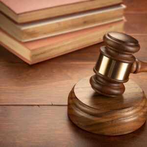 Gavel in law library