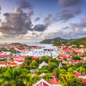 Gustavia, St. Barths in the Caribbean